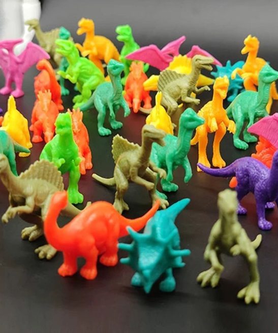 20 pcs Party gift bag creative mini dinosaur plush toys, suitable for boys and girls, Halloween, Christmas, cute realistic animal model toy set.