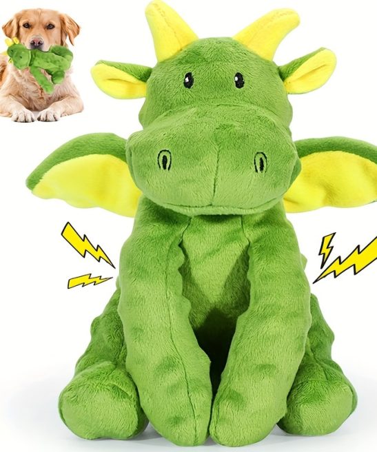 Hot Selling Pet Dog Plush Squeaky Sounding Toy Interactive Boring Resistant Bite Toy Pterodactyl